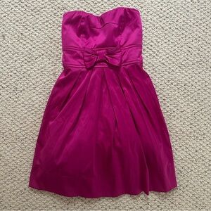 Ruby Rox Vibrant Pink Strapless Dress